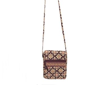 Vera Bradley Tri-Fold Print Crossbody Quilted Bag